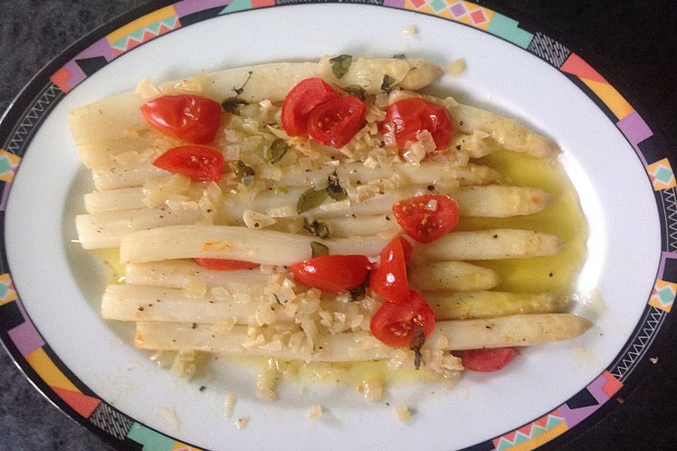 Spargel im Backofen