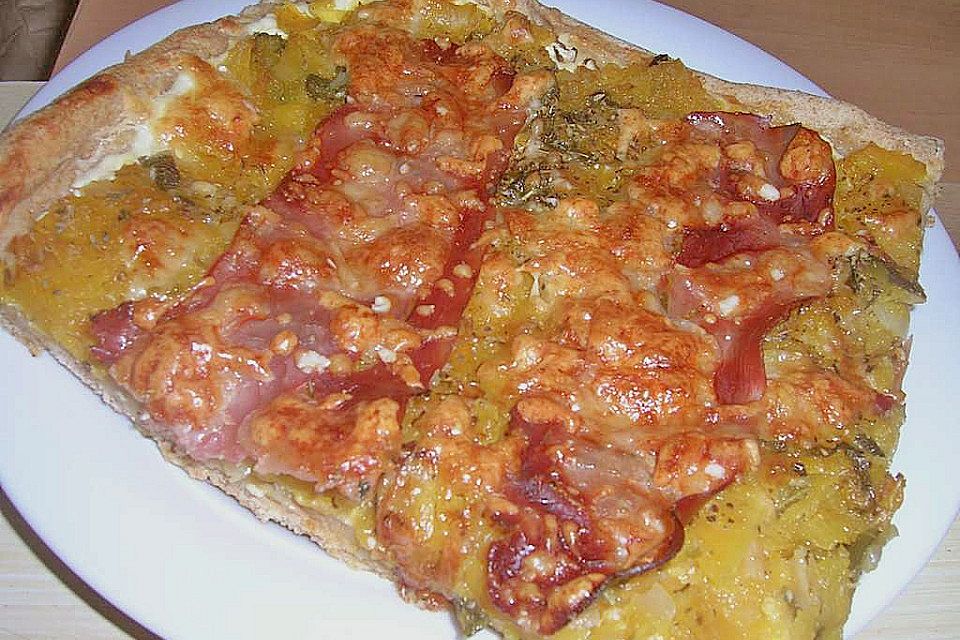 Kürbispizza