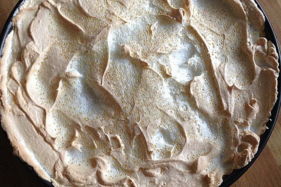 Vanille - Käsekuchen mit Schnee