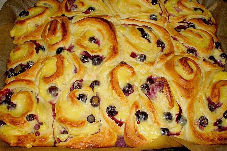 Puddingschnecken - Kuchen