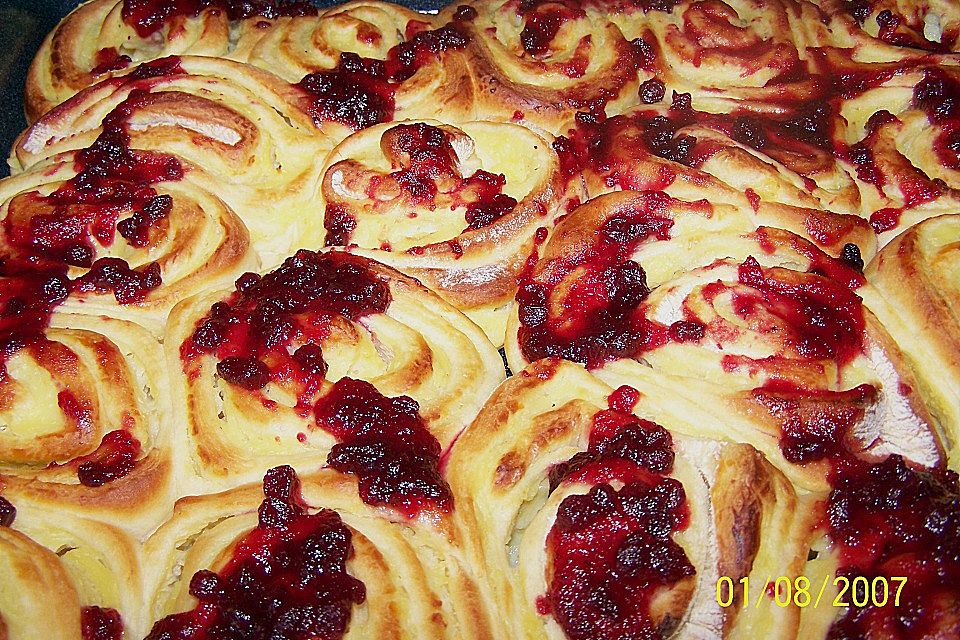 Puddingschnecken - Kuchen