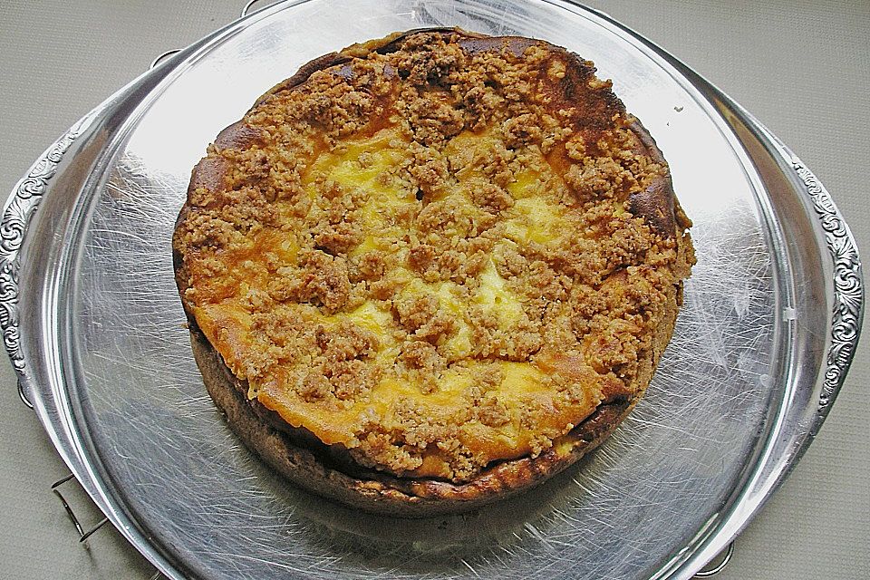 Mandarinen - Käsekuchen mit Kokosstreusel