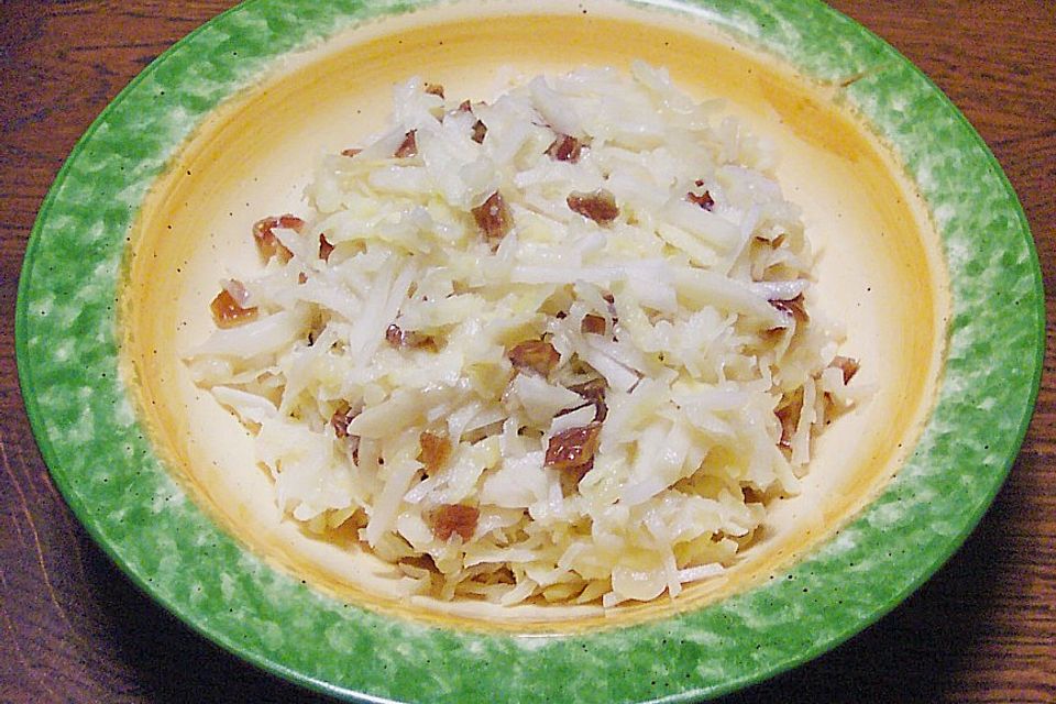 Sauerkrautsalat mit Topinambur