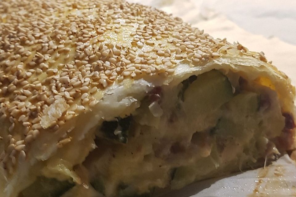 Zucchinistrudel