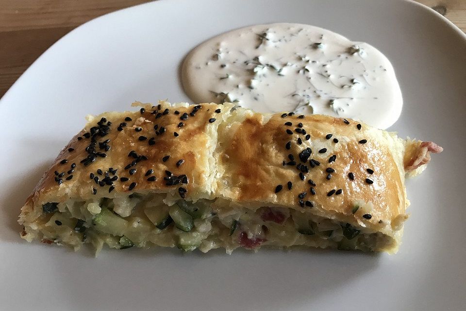 Zucchinistrudel