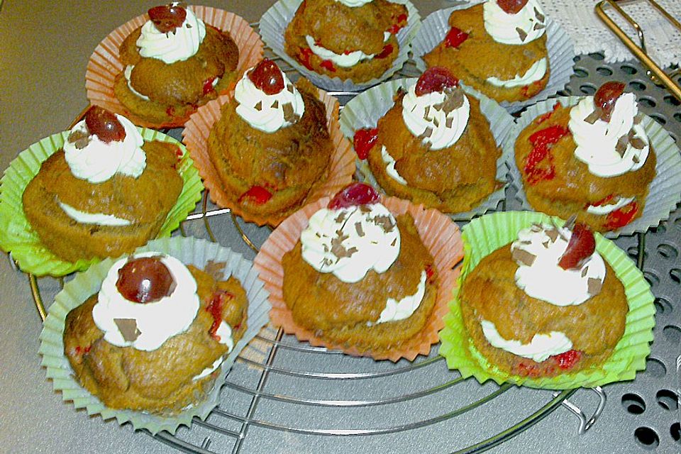 Schwarzwälder - Kirsch - Muffins