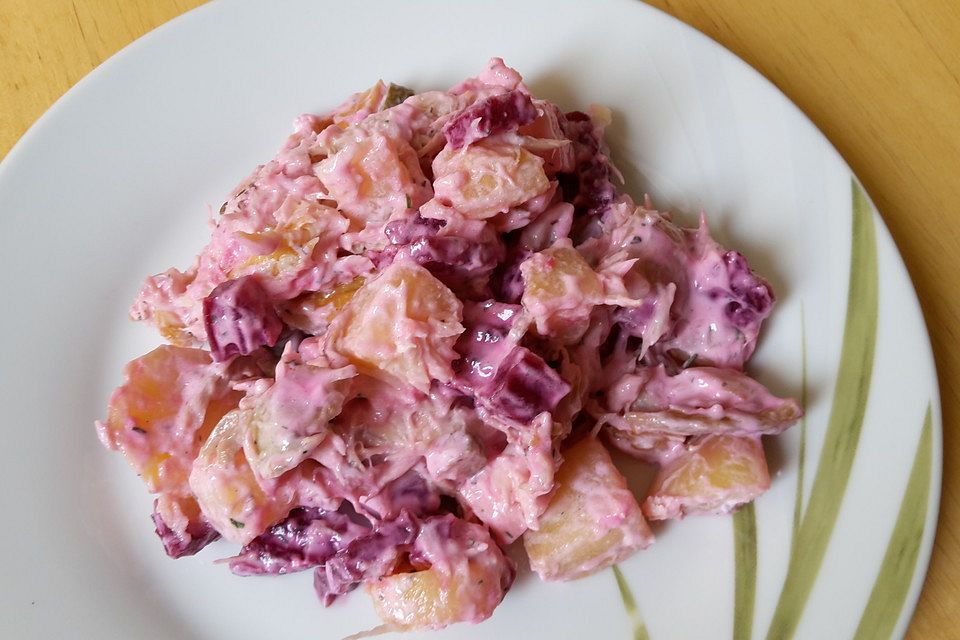 Forellensalat mit Dillkartoffeln