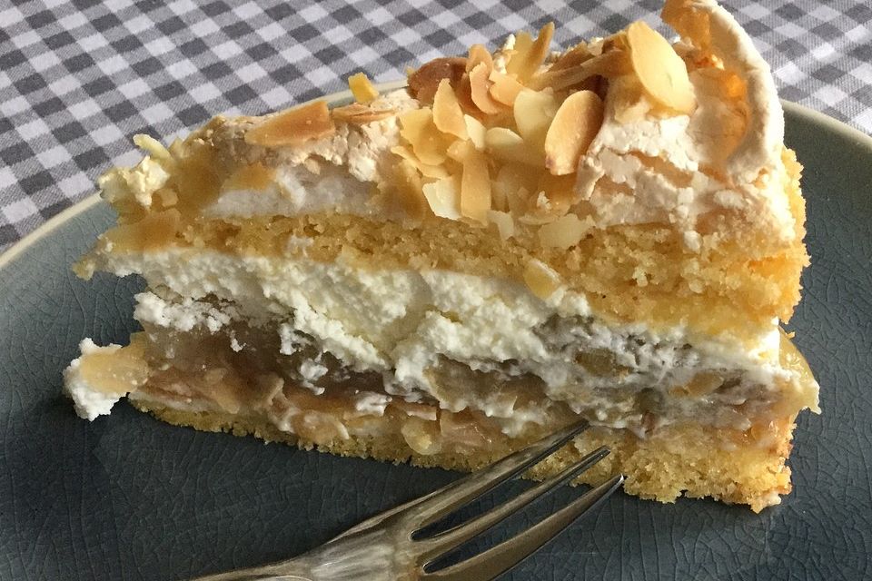 Stachelbeer - Baisertorte