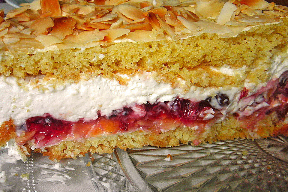 Stachelbeer - Baisertorte