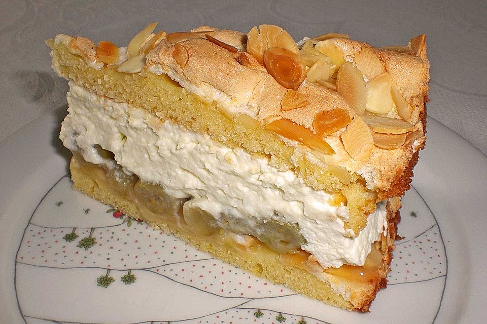 Stachelbeer - Baisertorte