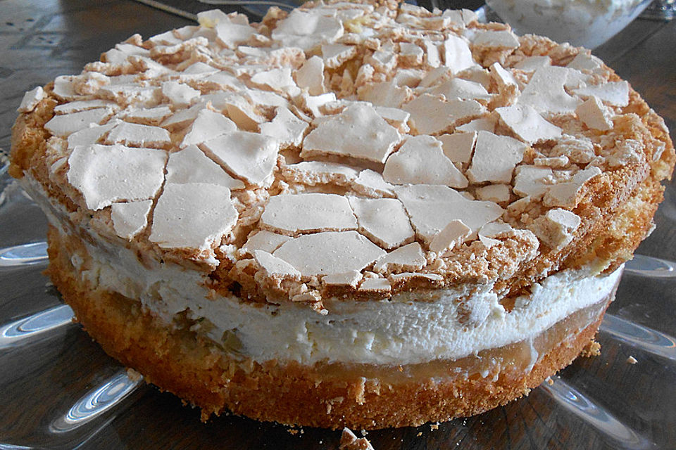 Stachelbeer - Baisertorte