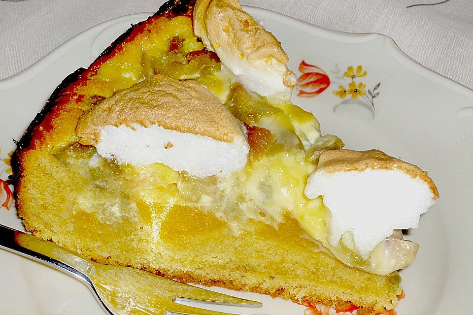 Rhabarber Pfirsichkuchen