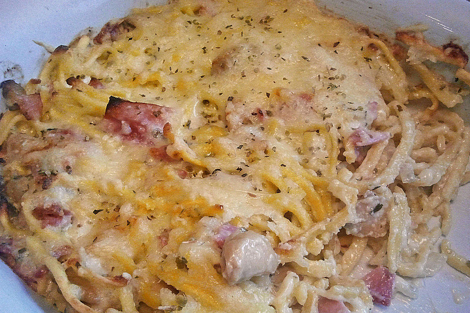 Käse-Spätzle-Auflauf