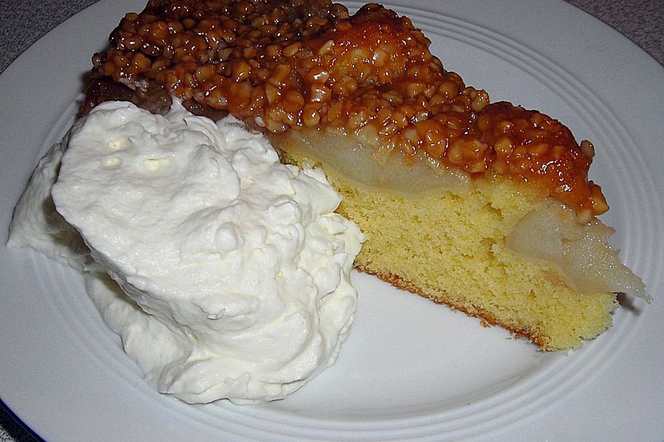 Apfel - Bienenstich Kuchen