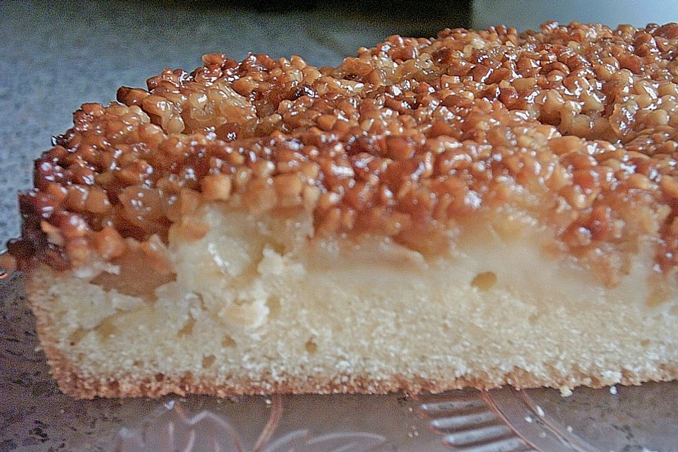 Apfel - Bienenstich Kuchen