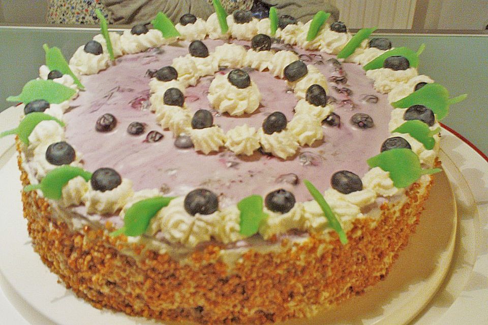 Brombeer - Vanille -  Torte