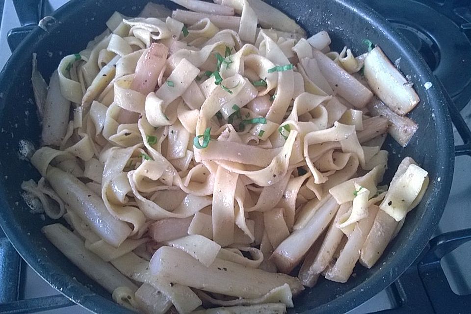 Gebratener Spargel mit Bärlauch