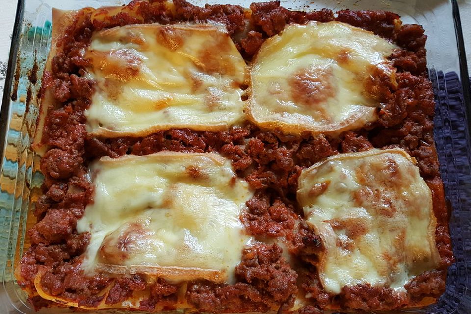 Idiotensichere Lasagne