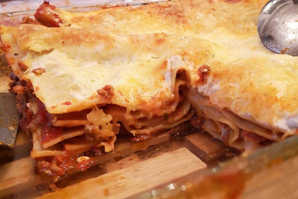 Idiotensichere Lasagne