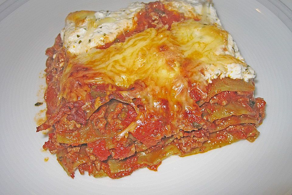 Idiotensichere Lasagne