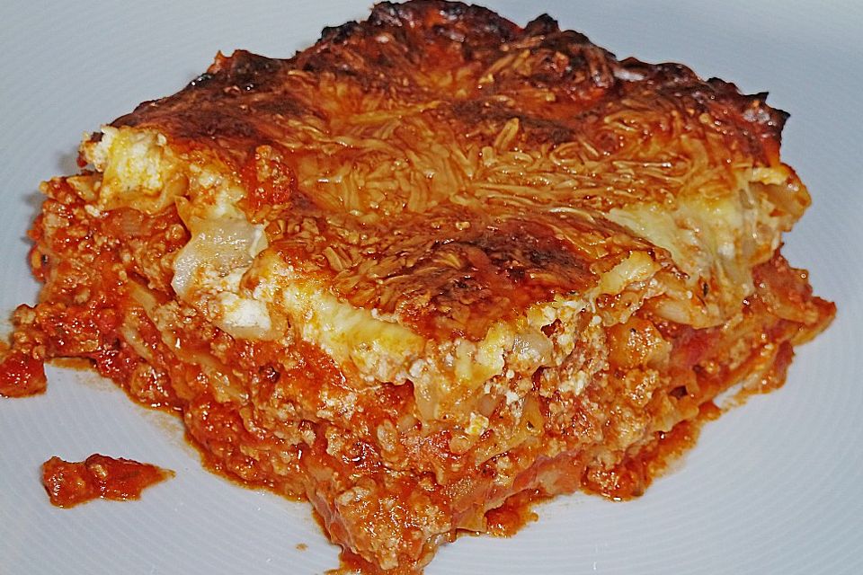 Idiotensichere Lasagne