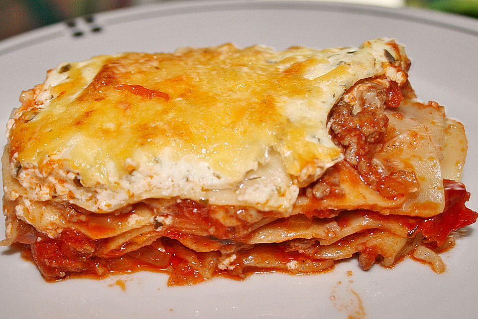 Idiotensichere Lasagne