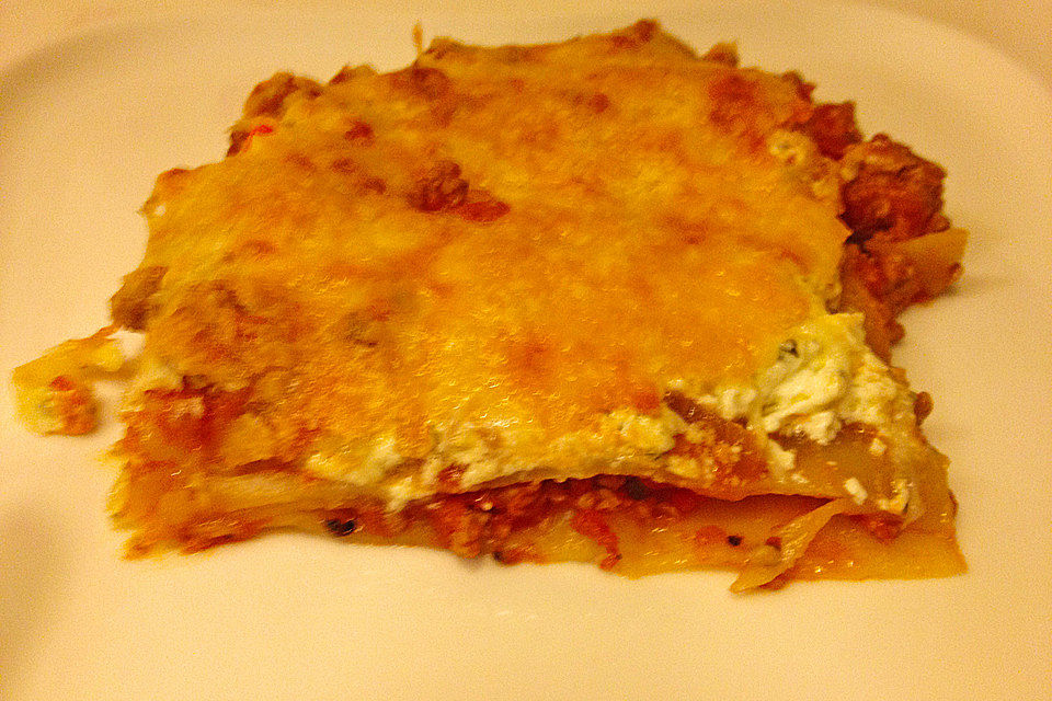 Idiotensichere Lasagne