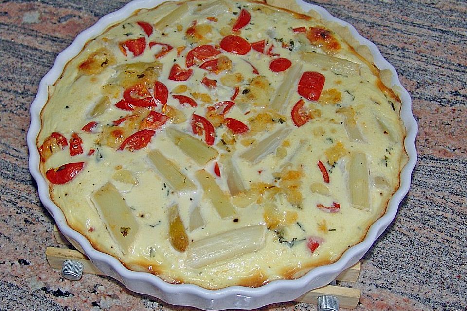 Spargelquiche