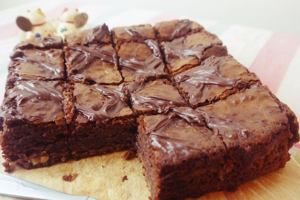 American Double Choc Brownies