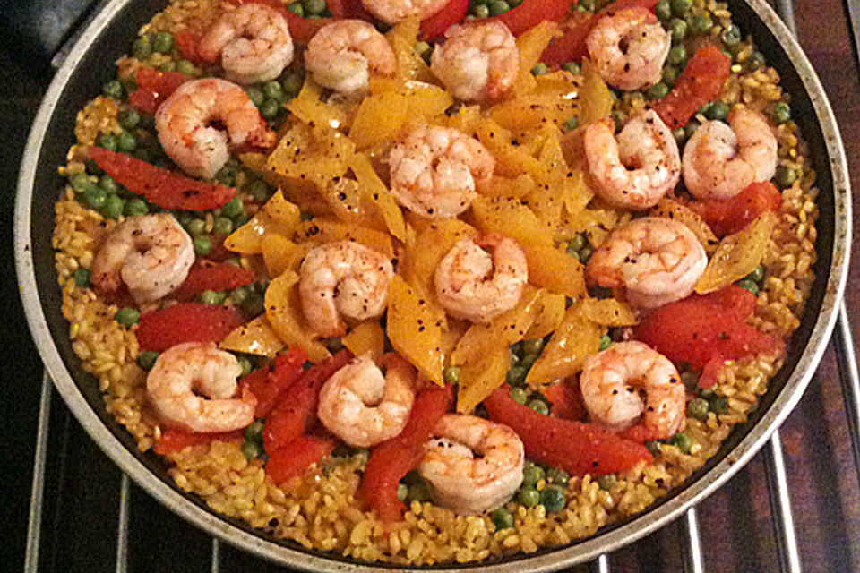 Hähnchen Paella