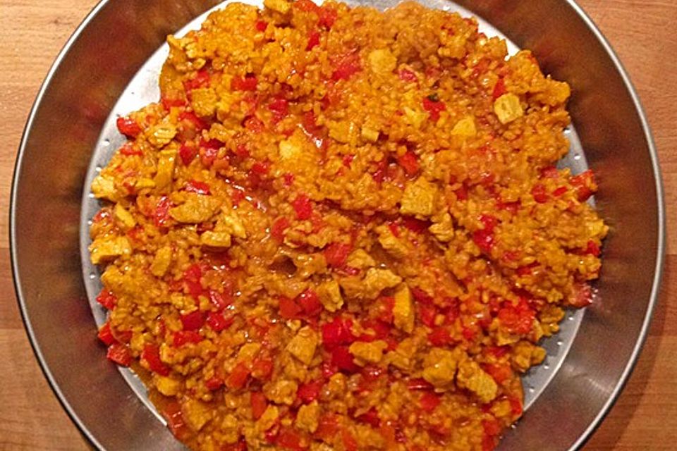 Hähnchen Paella