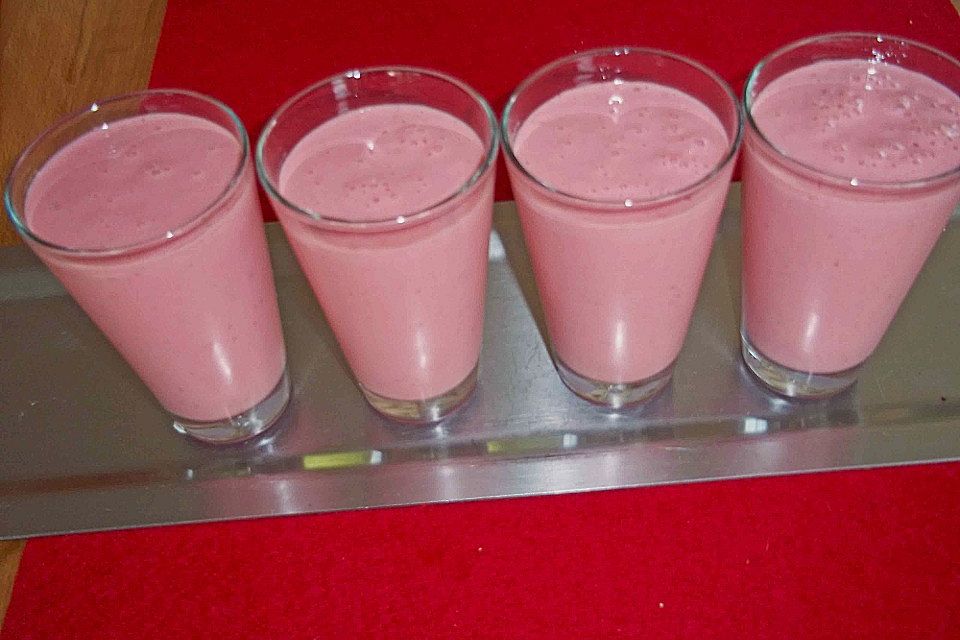 Himbeer - Aprikosen - Smoothie