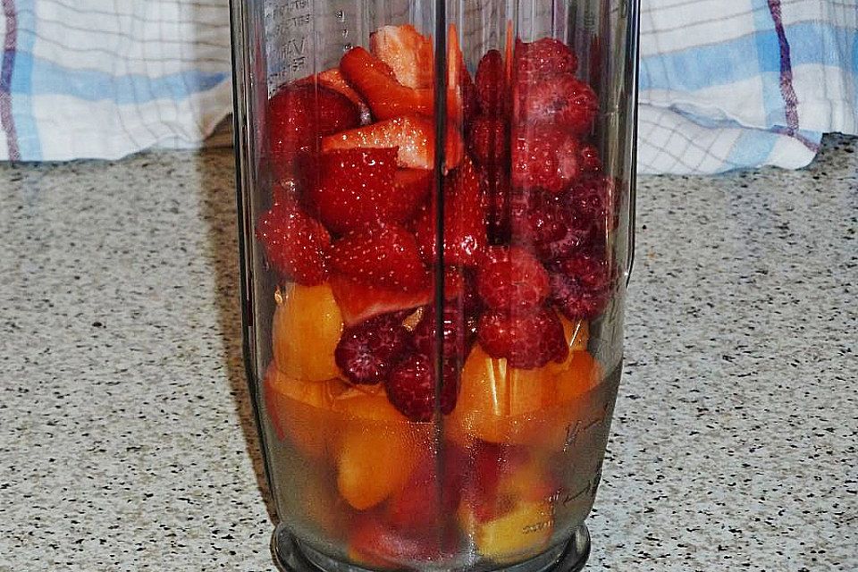 Himbeer - Aprikosen - Smoothie