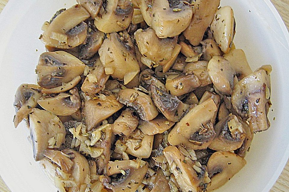 Marinierte Champignons