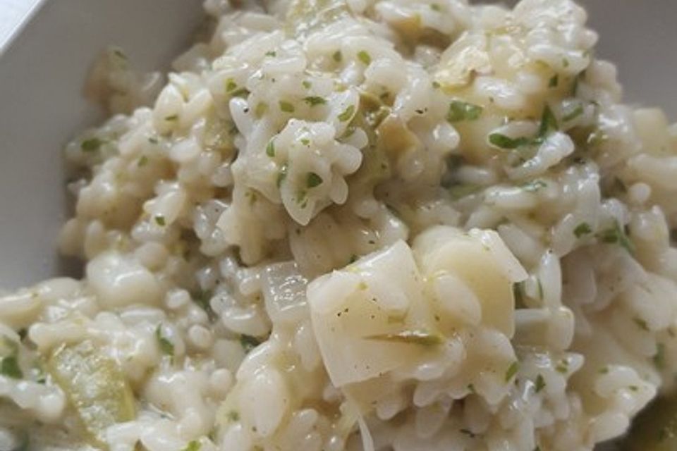 Spargelrisotto im Schnellkochtopf