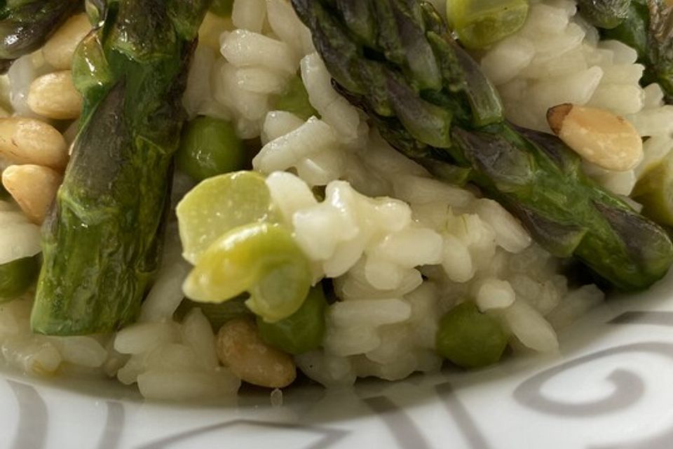 Spargelrisotto im Schnellkochtopf