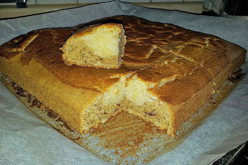 Baileys - Marzipan - Blechkuchen