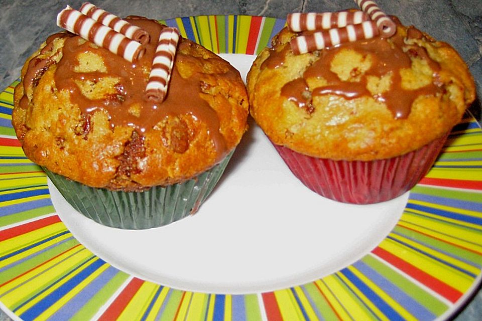 Schokoladen - Marzipan - Muffins