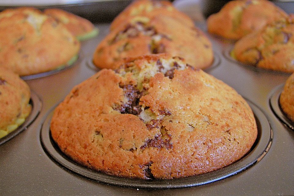 Schokoladen - Marzipan - Muffins