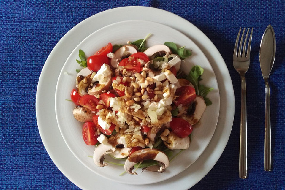 Champignon - Rucola - Salat