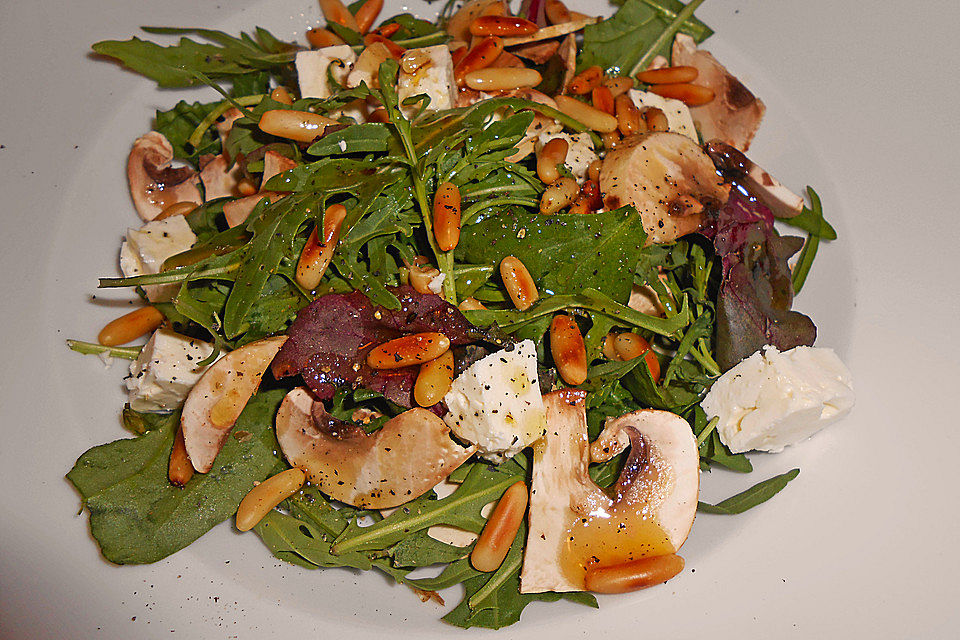 Champignon - Rucola - Salat