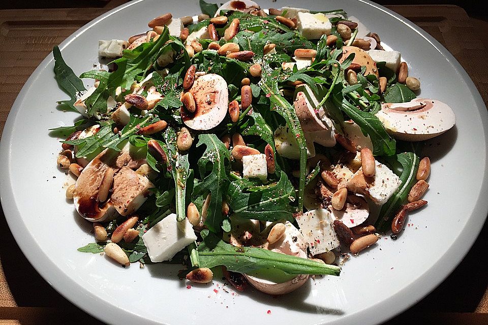 Champignon - Rucola - Salat