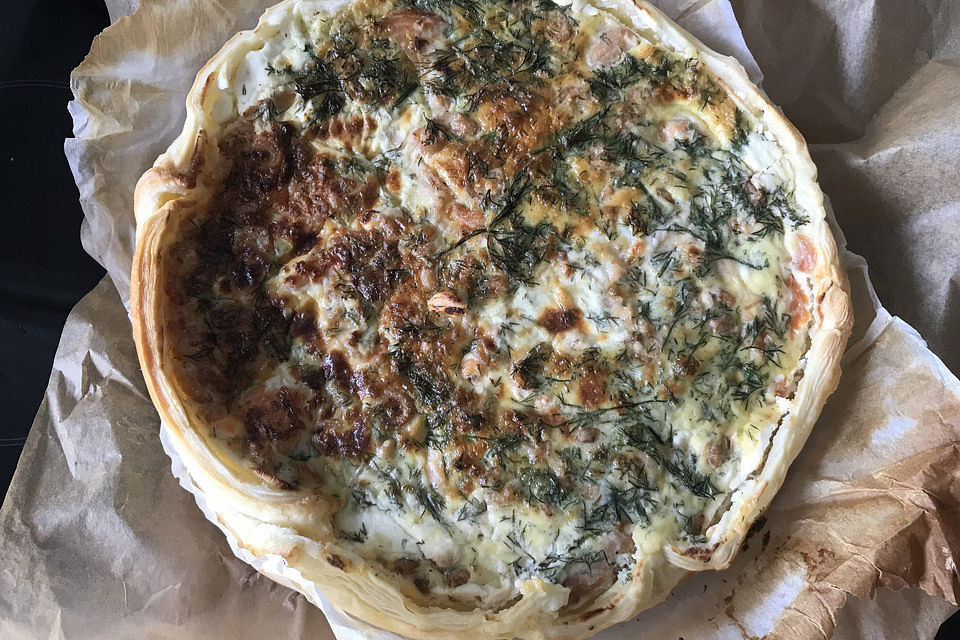 Lachs-Quiche à  la Koelkast