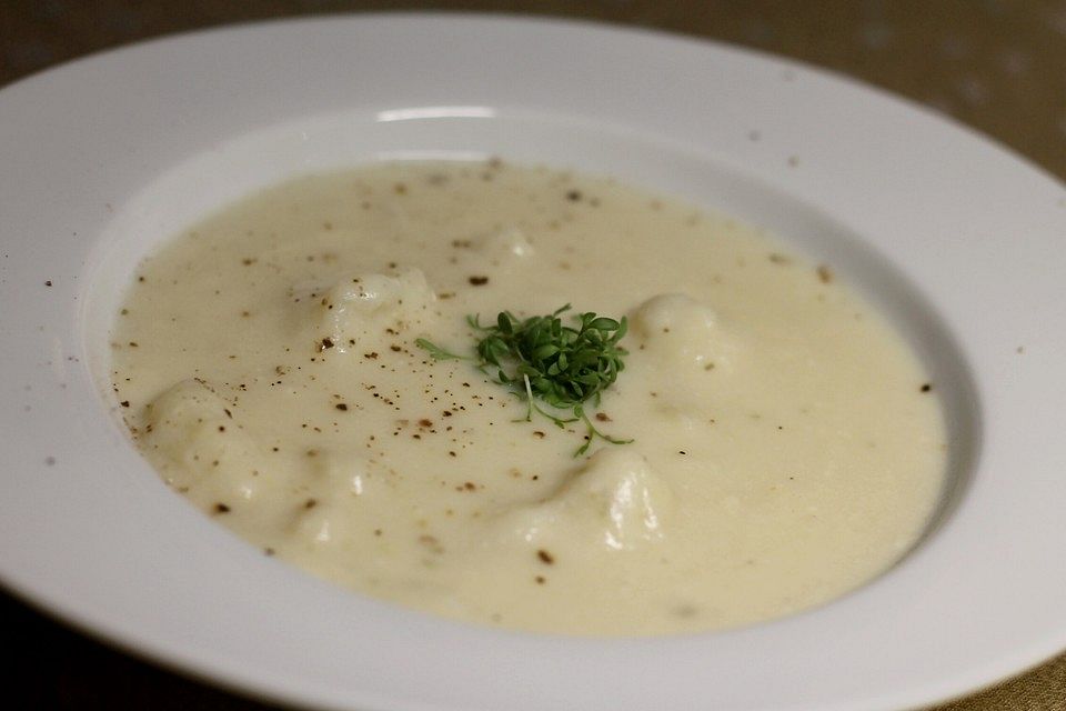 Blumenkohlcremesuppe für jeden Anlass