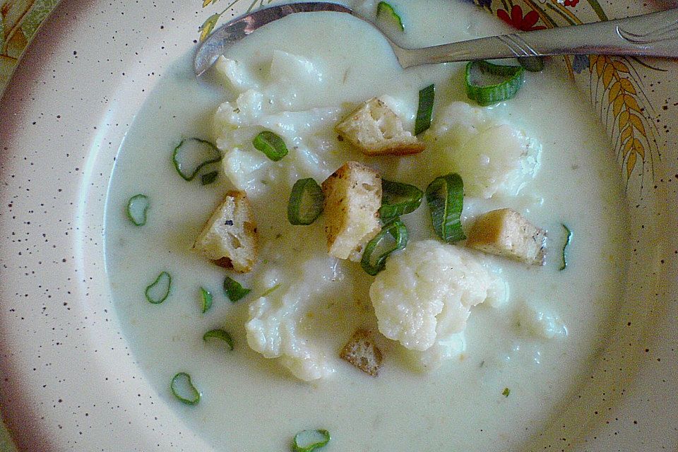 Blumenkohlcremesuppe für jeden Anlass