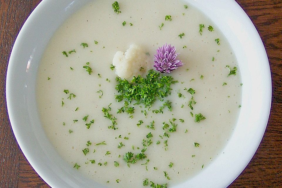 Blumenkohlcremesuppe für jeden Anlass