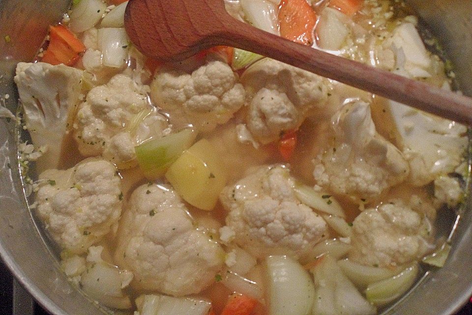 Blumenkohlcremesuppe für jeden Anlass