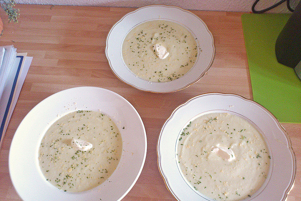 Blumenkohlcremesuppe für jeden Anlass