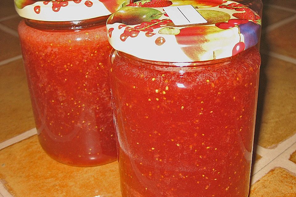 Erdbeer-Campari-Orangenmarmelade