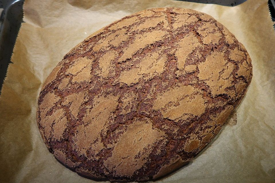 Einfaches Sauerteigbrot